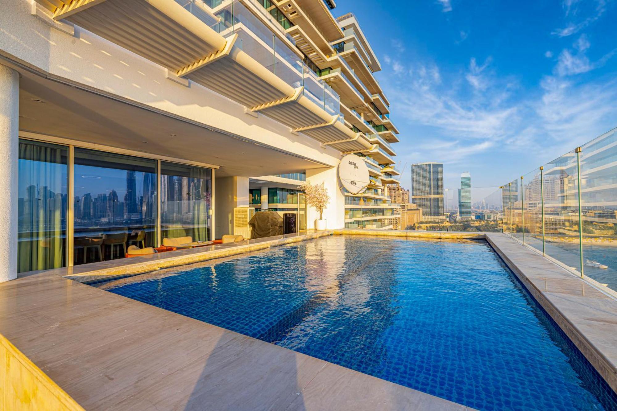 Five Palm Jumeirah 2Br Luxury Penthouse , Full Marina See View With Private Pool Dubai Exterior photo